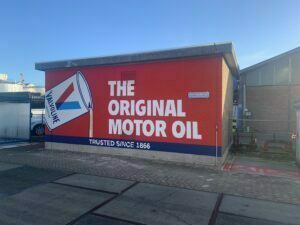 kantoor muurschildering