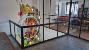 kantoor muurschildering